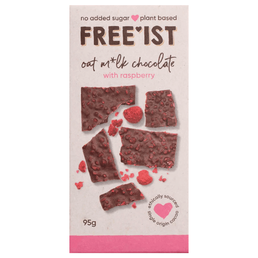 Free'ist Oat Milk Chocolate With Raspberry 95g